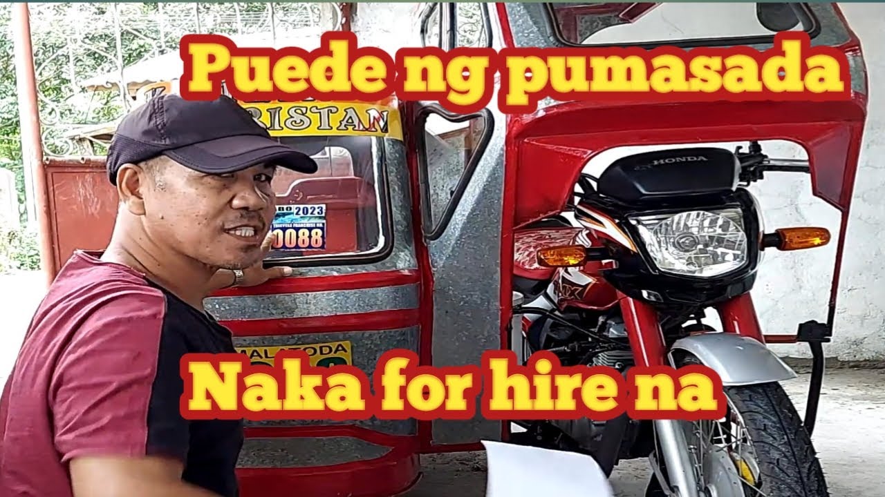 Magkano magagastos sa pag for hire ng tricycle