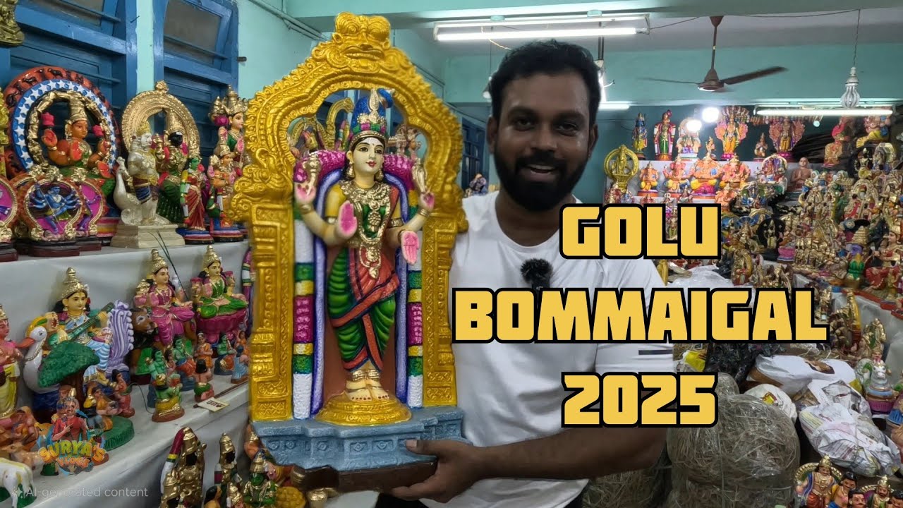 Golu Bommai shopping 2025 Arunachaleswsra art works, Mylapore #vlogbysurya #golubommaigal #golu2025