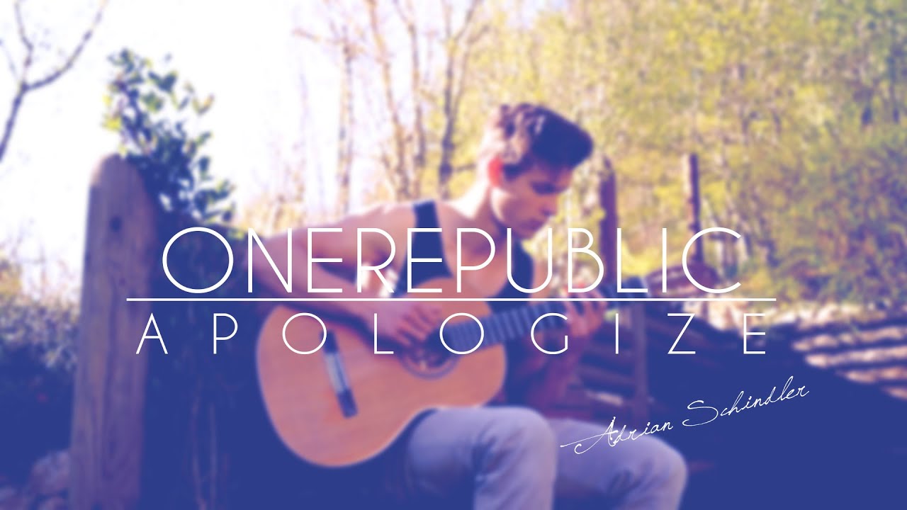 OneRepublic - Apologize Fingerstyle Cover [2015 in HD]