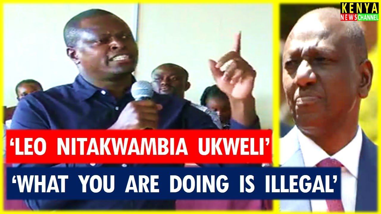 GLOVES OFF as Angry Ndindi Nyoro finally addresses Ruto Government on excess Borrowing