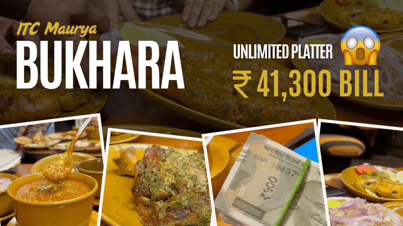 ₹41,300 for Unlimited Food | The MIND-BLOWING Experience at ITC Bukhara