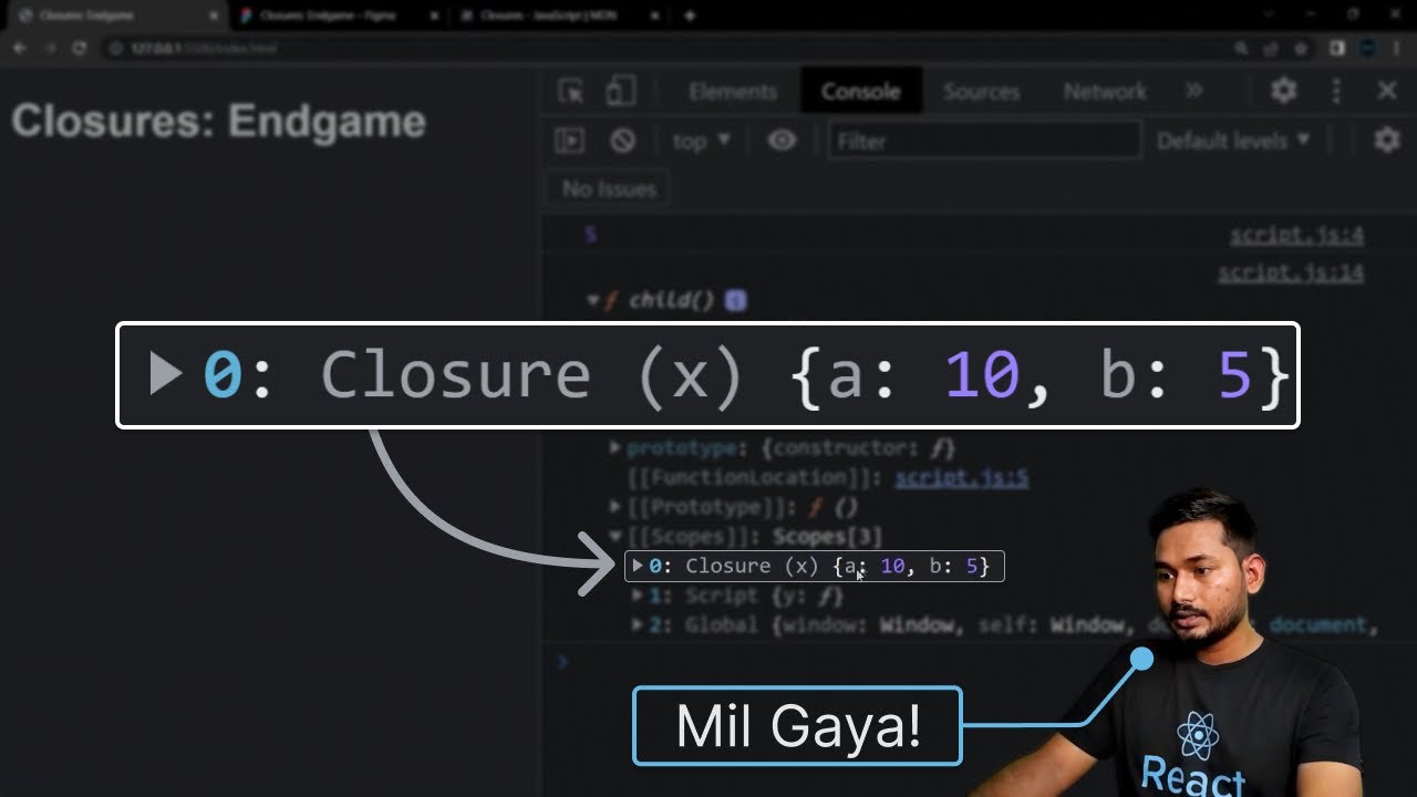 Confused with Closures?  Not anymore! | Closures in JS Explained in Depth | Hindi
