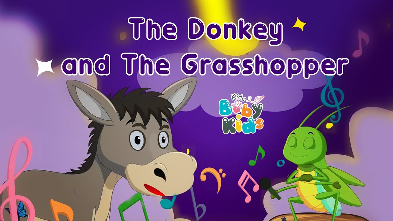 The Donkey and The Grasshopper l Bedtime Stories l Fairy Tales For Children