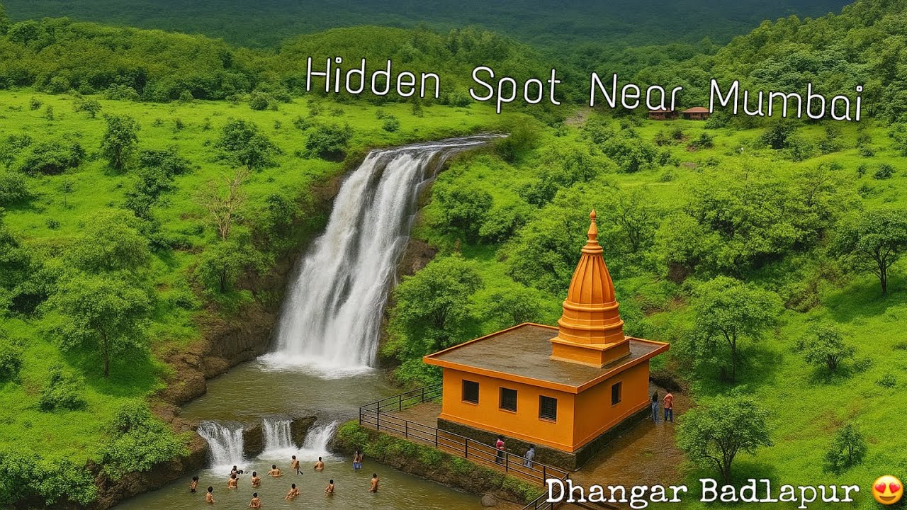 Hidden Gem Near Mumbai | Best Waterfall Near Mumbai | Kondeshwar Badlapur | Dhangar Waterfall | #srs