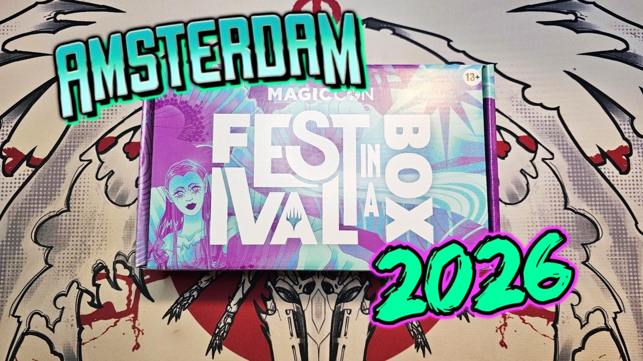 MTG Secret Lair: Festival In A Box Amsterdam 2026 Opening