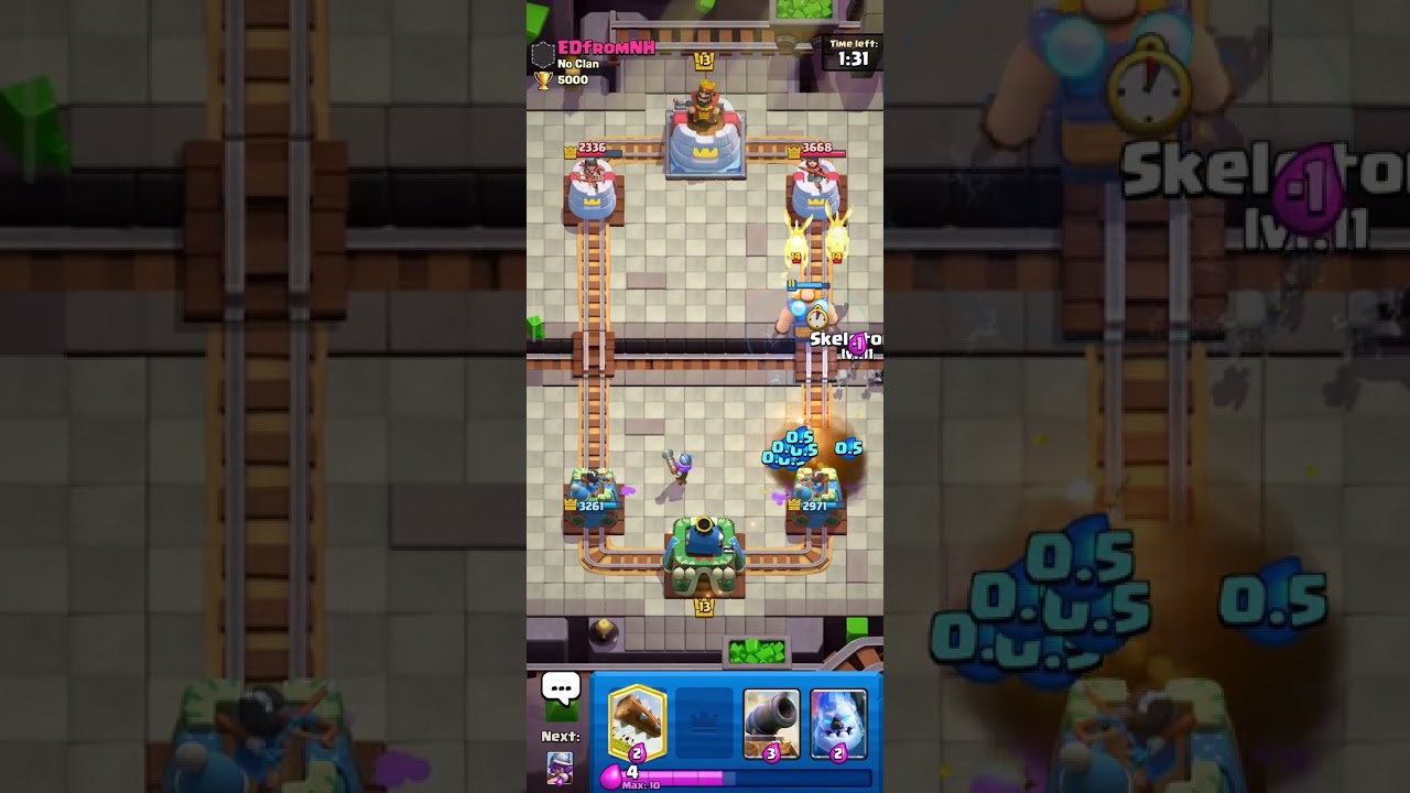 average under-leveled 3.0 e-giant cycle gameplay #Egiant #clashroyale #gameplay