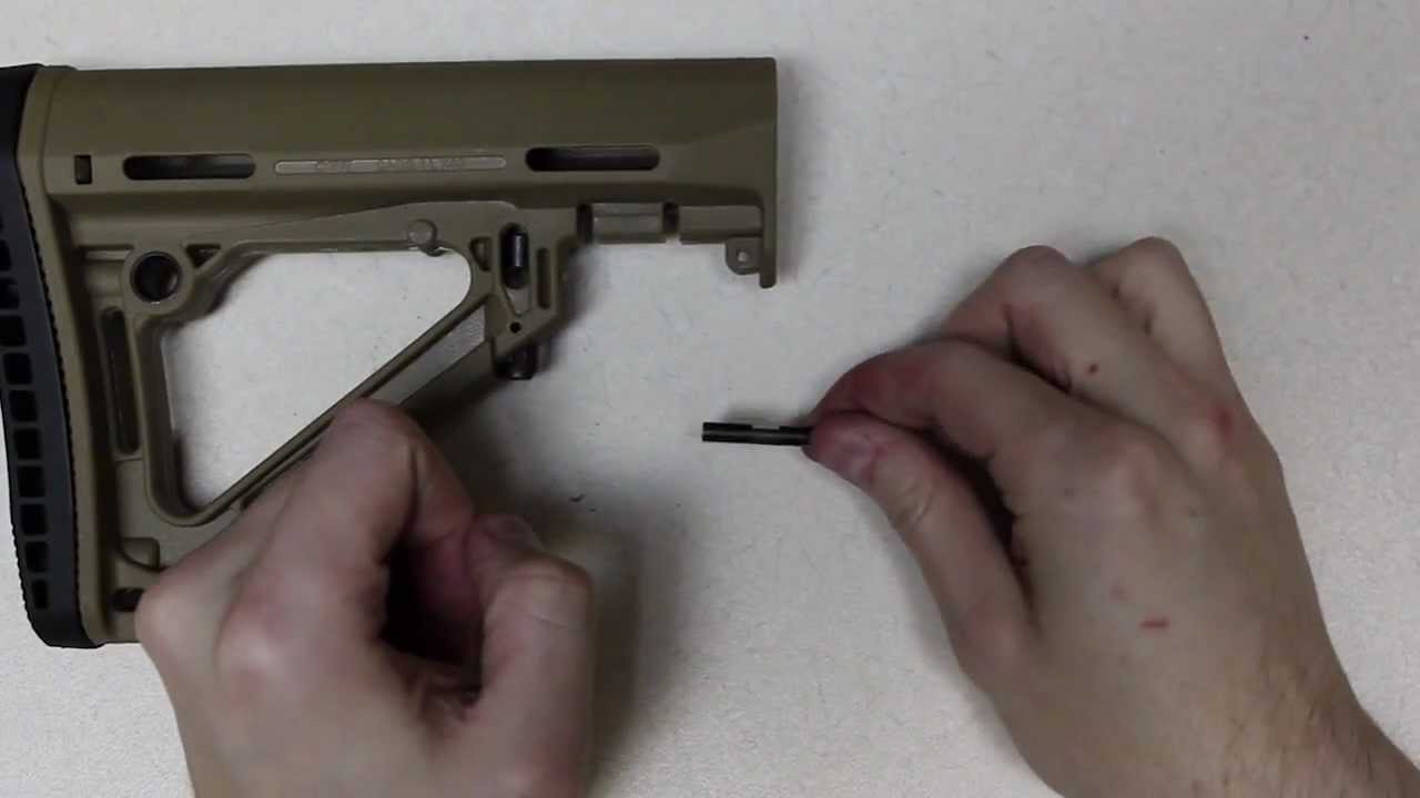 Airsoft CTR Stock Disassembly