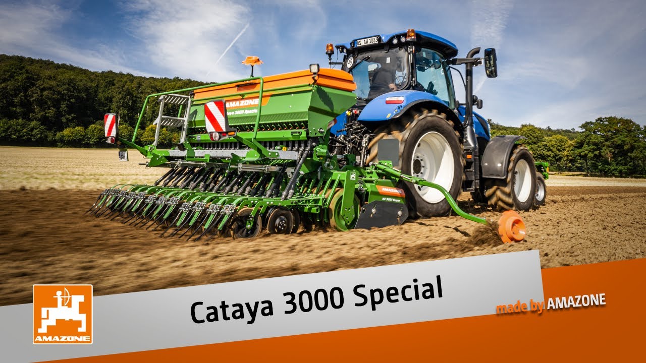 Механическая сеялка Cataya 3000 Special со специальным двухдисковым сошником TwinTeC | AMAZONE