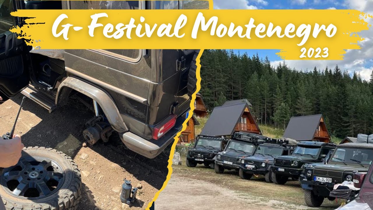 Ispao točak u vožnji l 01 l G Wagen festival Montenegro 2023