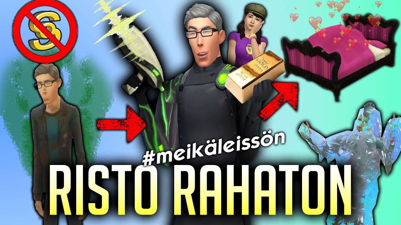 RYYSYIST&Auml; RIKKAUKSIIN, mutta en saa ostaa mit&auml;&auml;n (Sims 4)