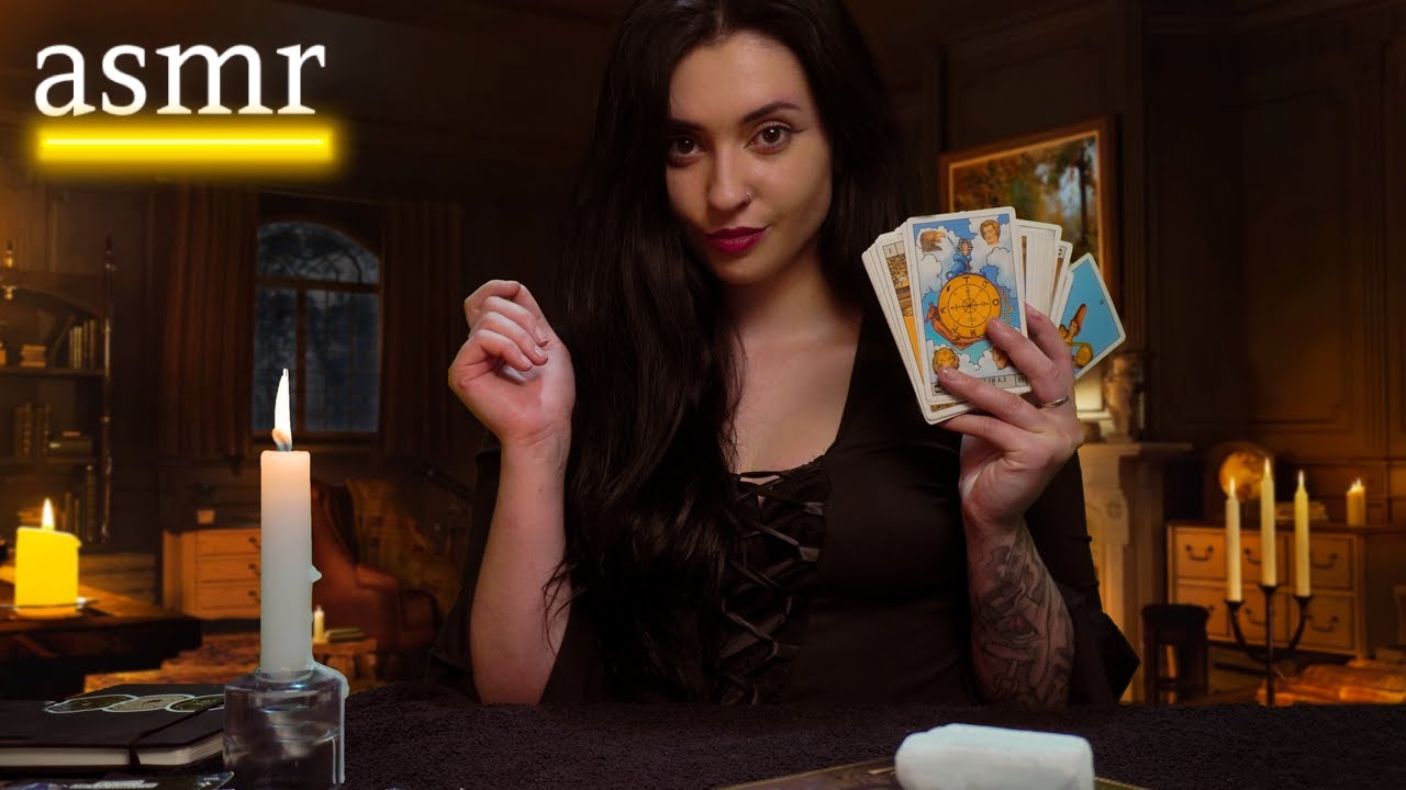 ASMR Roleplay Tarotista | ASMR Cozy (Susurros, Inaudible, Lectura de Tarot)