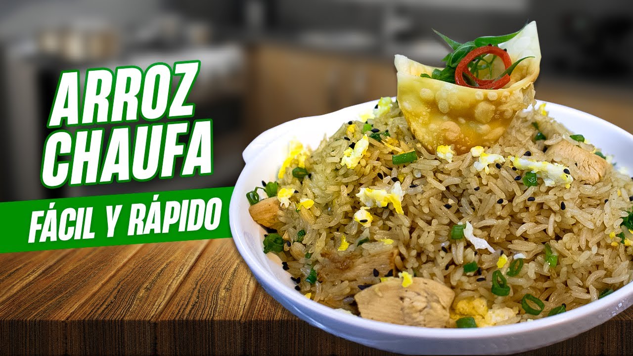 ARROZ CHAUFA DE POLLO ¿CÓMO PREPARAR? #chifa #pollo #chaufa #comidaasiatica #comidaperuana