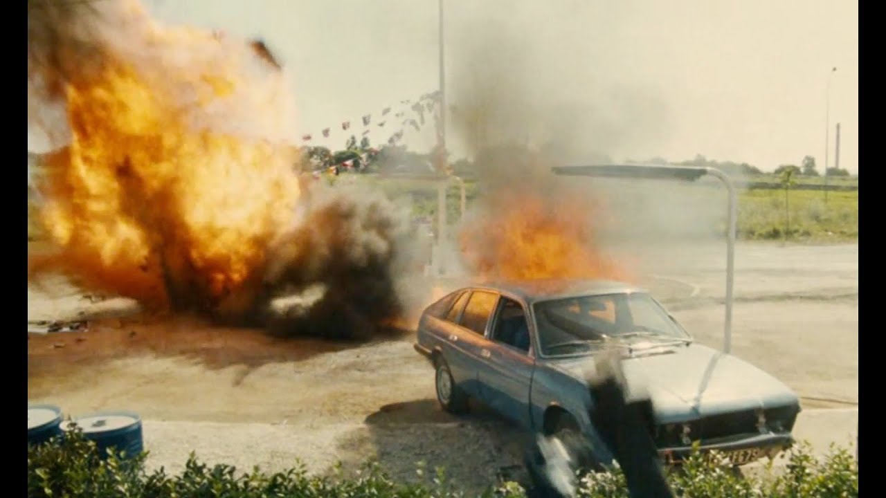 Alain Delon Classic Car Chase Scene From 