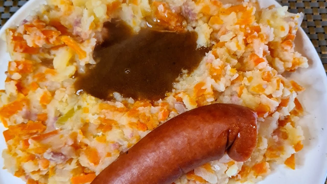 stamppot peen en ui oftewel hutspot.