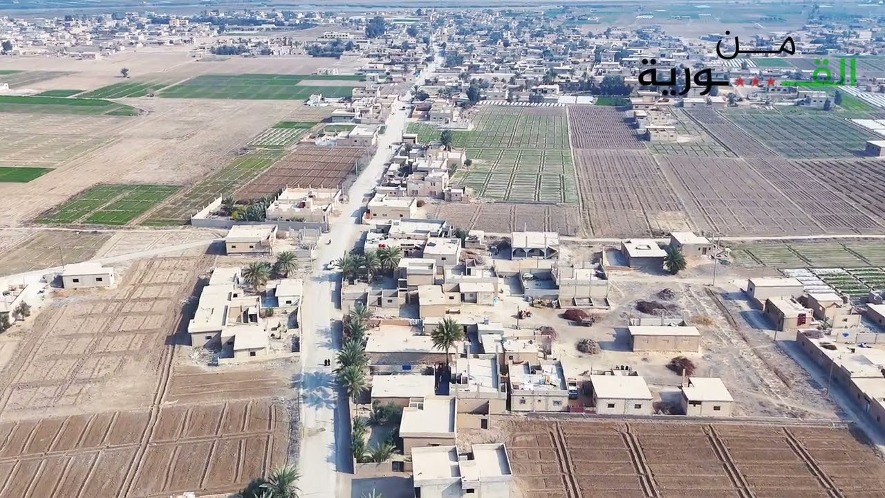 تصوير جوي حي الحجين في مدينة القورية يبدأ من سوق الأغنام (الماكف) وحتى حويجة الحجين