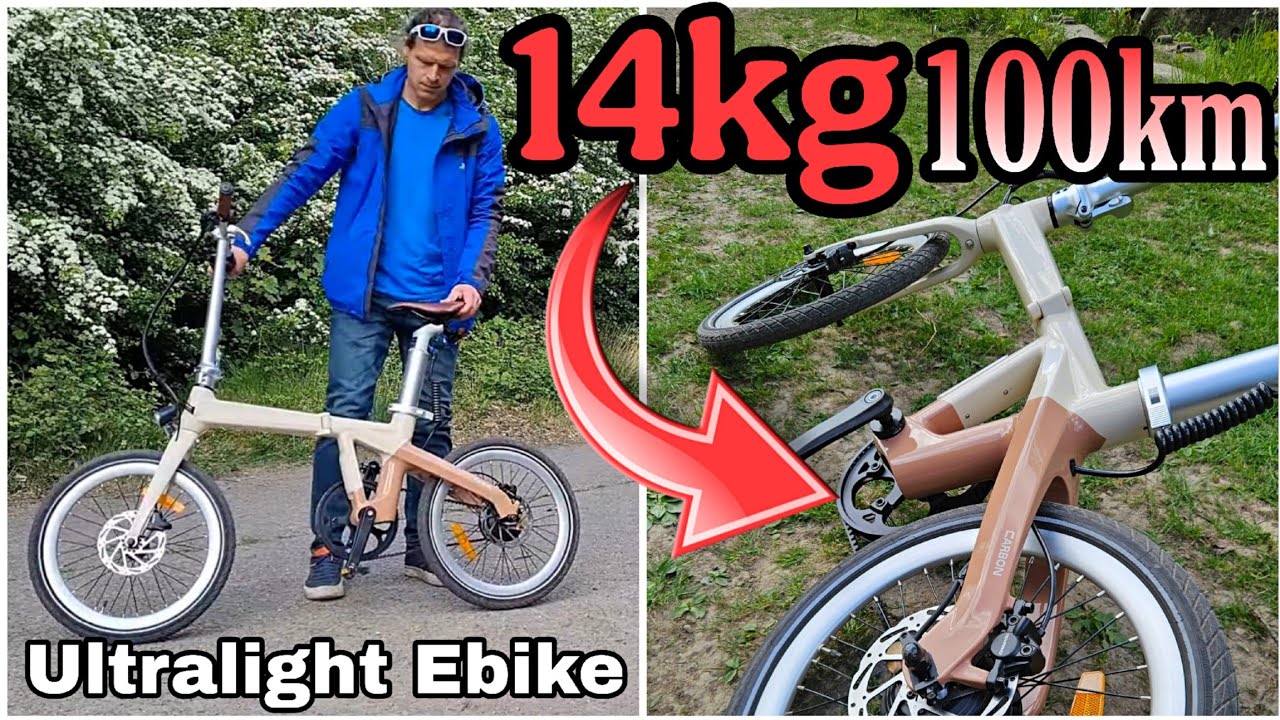 The LIGHTEST Ebike I have Ever Seen - ADO Air Carbon - 14kg + 100km Range