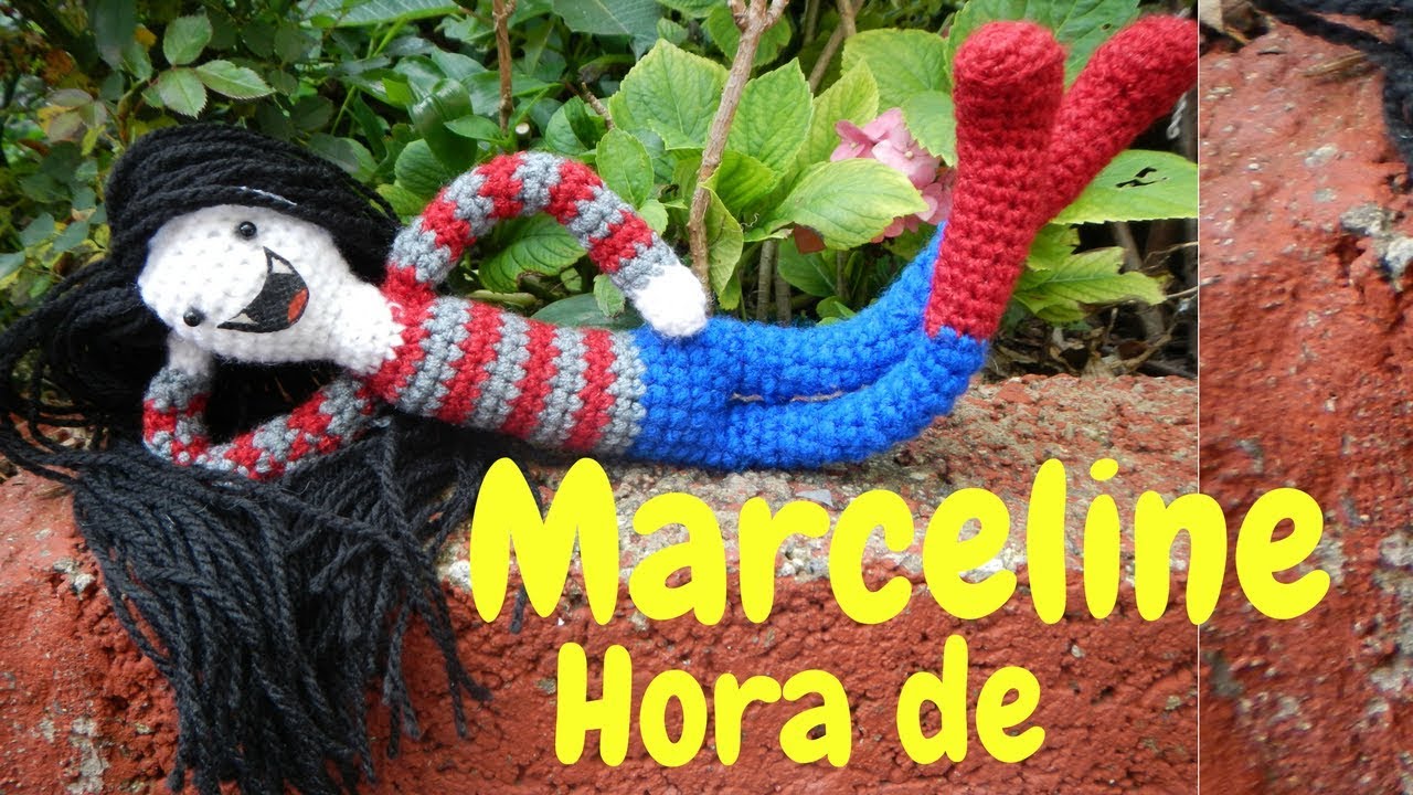 #AMIGURUMI 💜Como hacer a MARCELINE de Hora de Aventura en Crochet/amigurumi