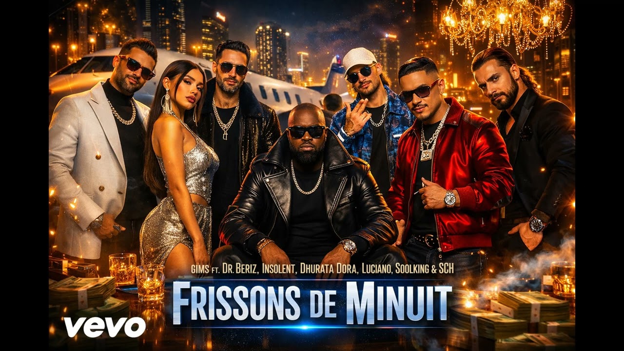 GIMS ft. Dr. Beriz, Insolent, Dhurata Dora, Luciano, Soolking & SCH – Frissons de Minuit