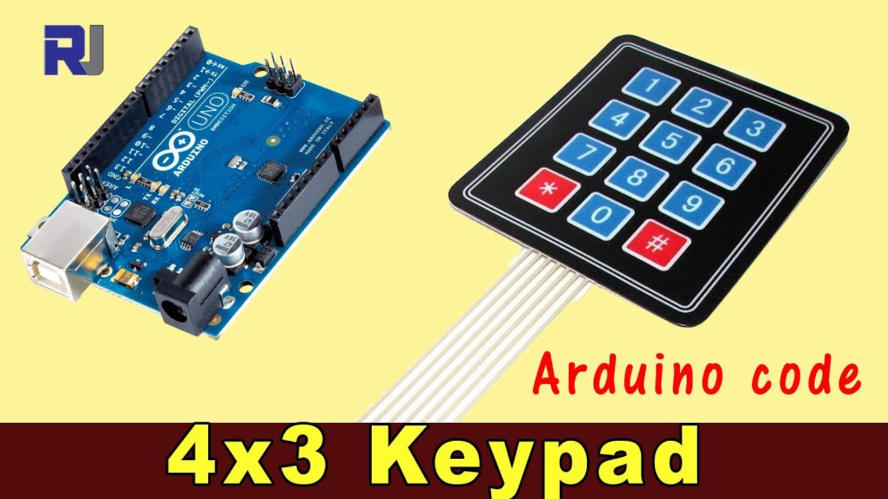 How to use 4x3 Keypad with Arduino RJT104