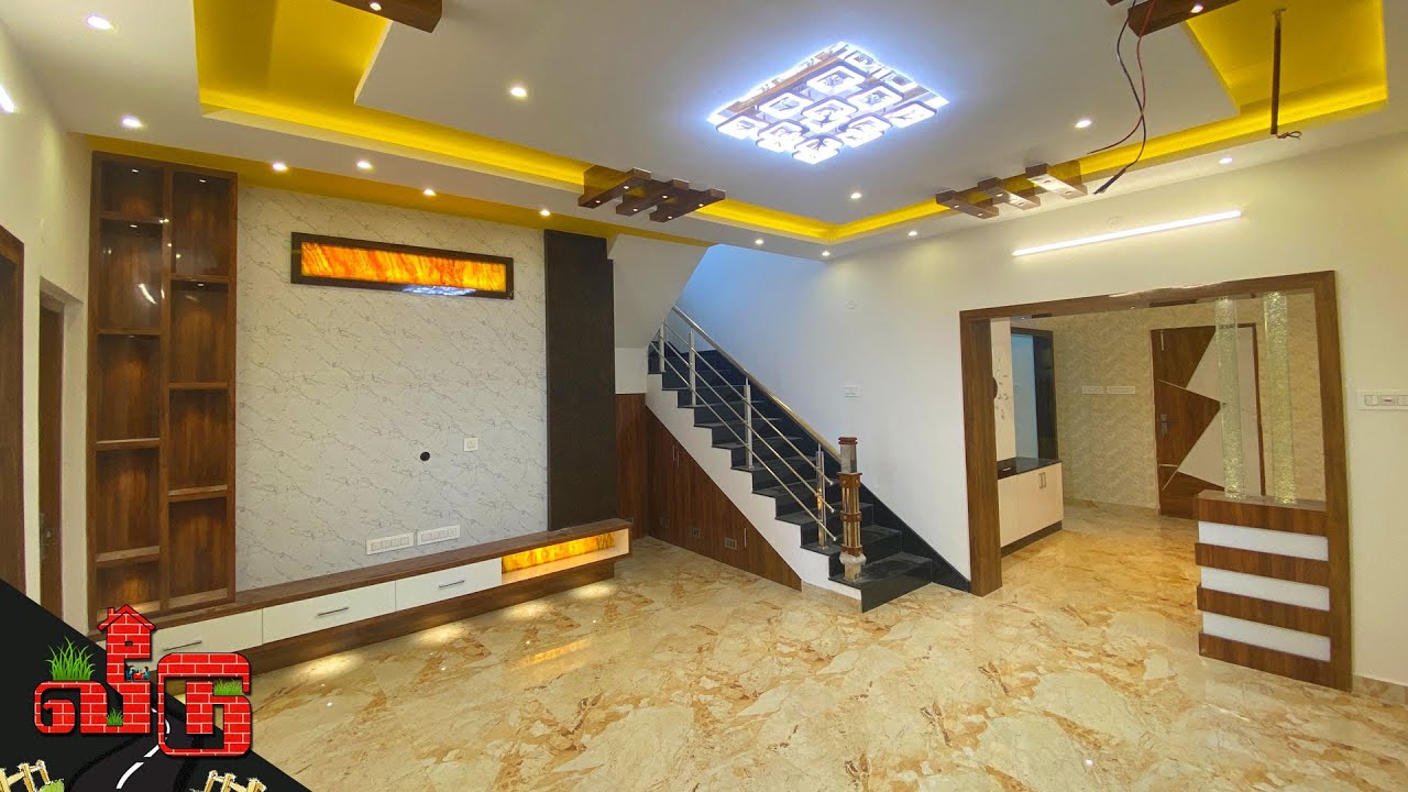 4.15 சென்ட்டில் 2515sqftல் அழகான 3BHK வீடு | Semi Furnished 3BHK Duplex House | Veedu 110