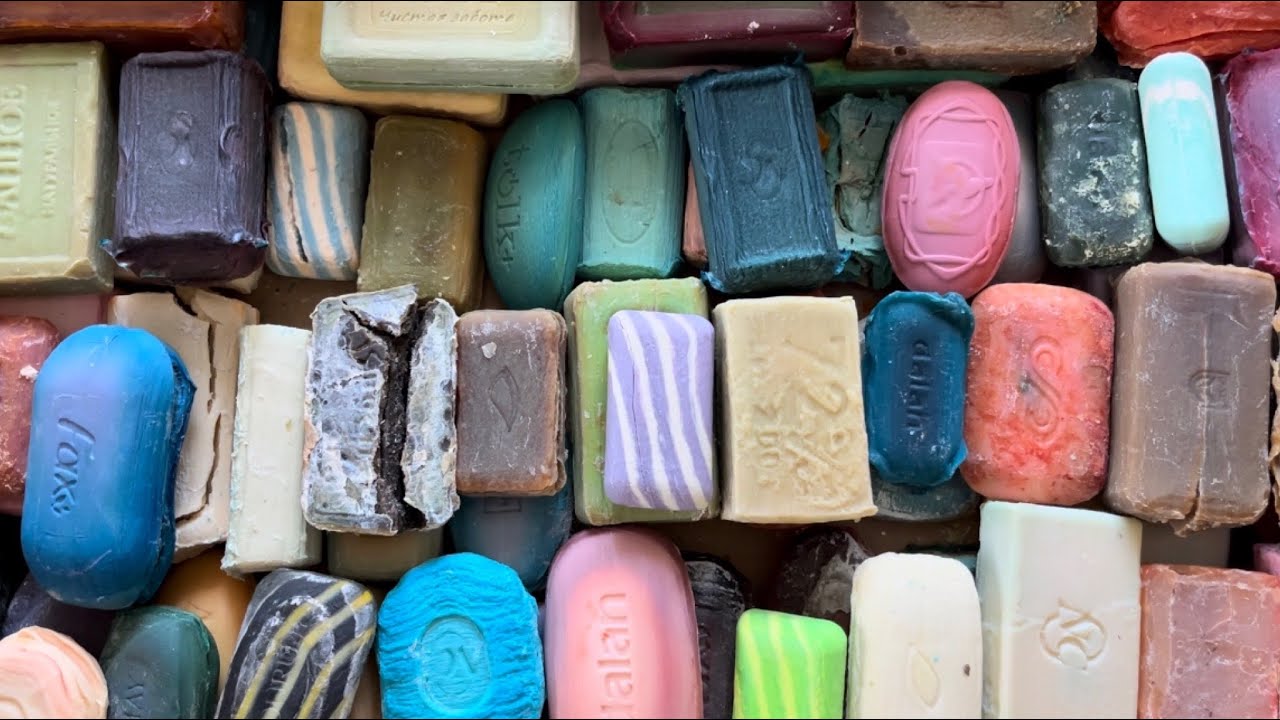 UGLY&BEAUTIFUL Soap | Dry Soap Cutting | #soapcarving #sabun #asmrsoap *633