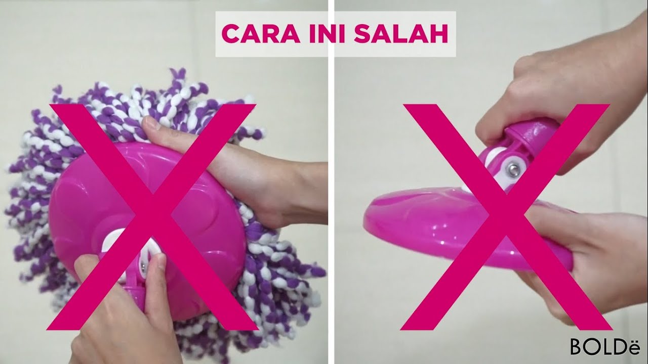 TUTORIAL MEMASANG HANDLE SUPER MOP - CUKUP INJAK PAKAI KAKI | ANTI RIBET