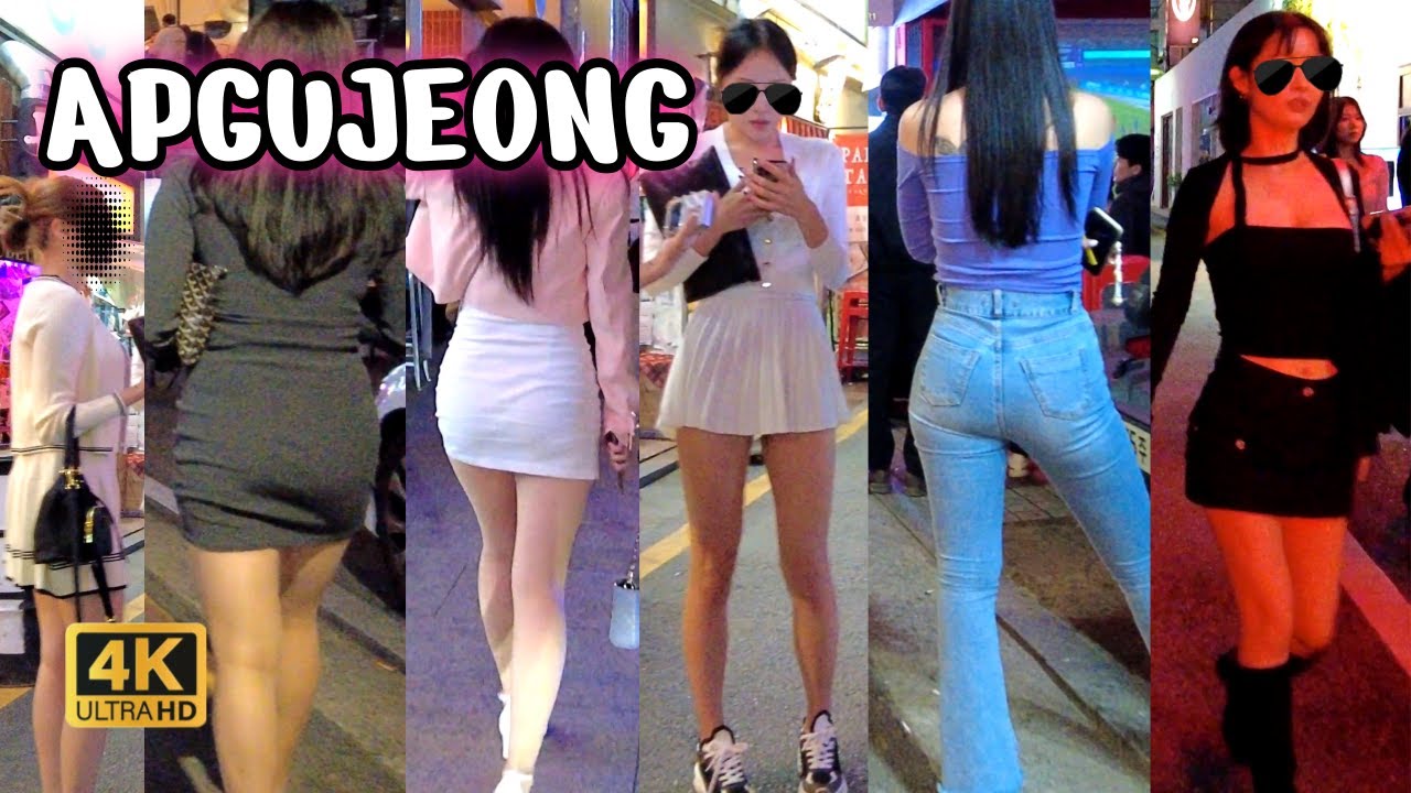 🇰🇷압구정😎[APGUJEONG]🔥Walking on the streets at night, a hot place in Seoul, South Korea