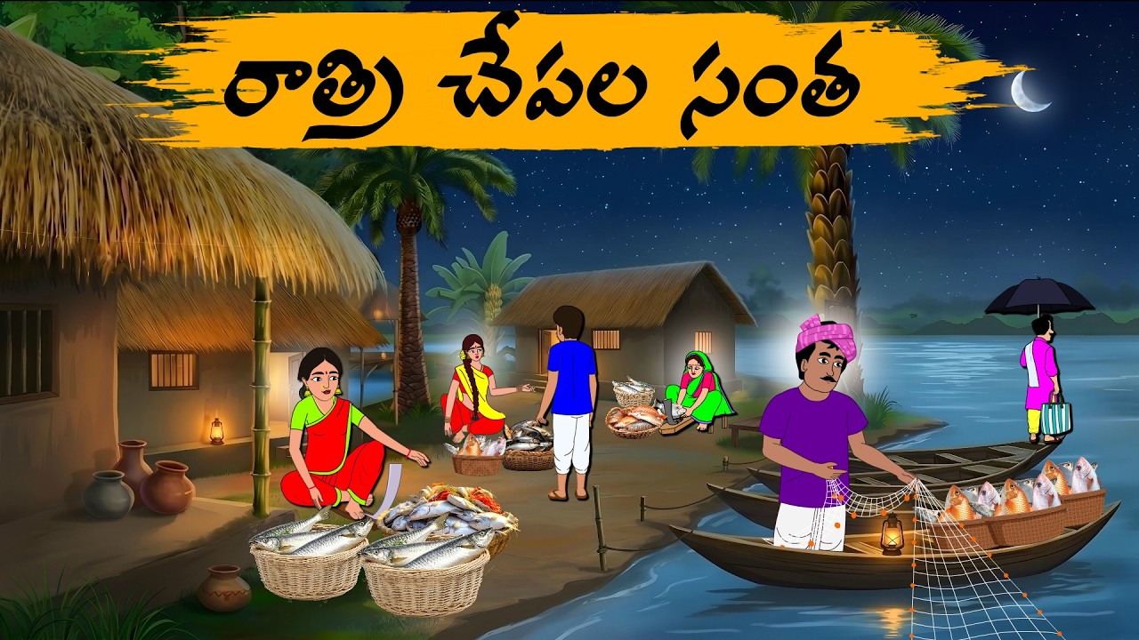 Telugu stories - రాత్రి చేపల సంత- New Telugu stories -Telug moral stories - Moral stories in telugu