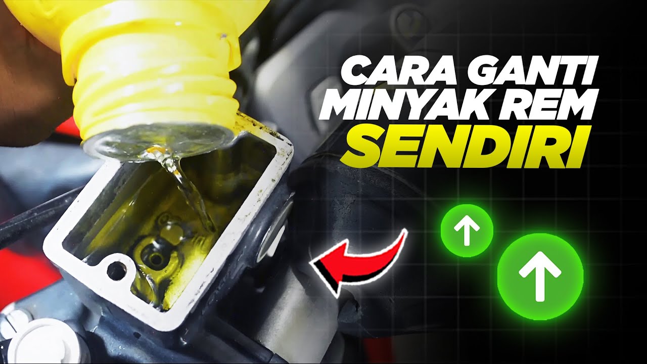 Cara Ganti Minyak Rem Motor di Rumah, Cuma Modal Obeng dan Selang!
