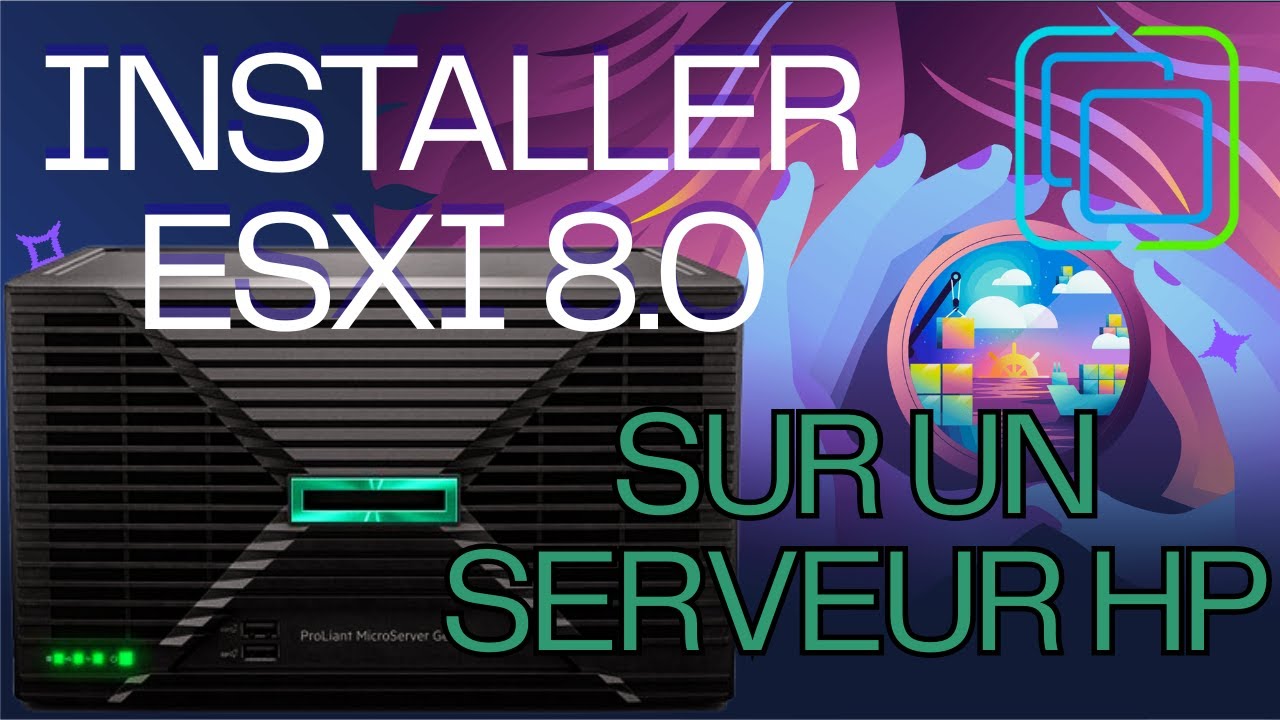 Installer ESXi 8.0 sur un HP ProLiant Gen10 Plus via iLO + SSH
