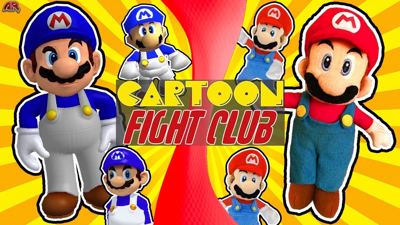 SMG4 vs SML MARIO (SMG4 vs SuperMarioLogan | War Of The Fat Italians v SML Movie) Cartoon Fight Club