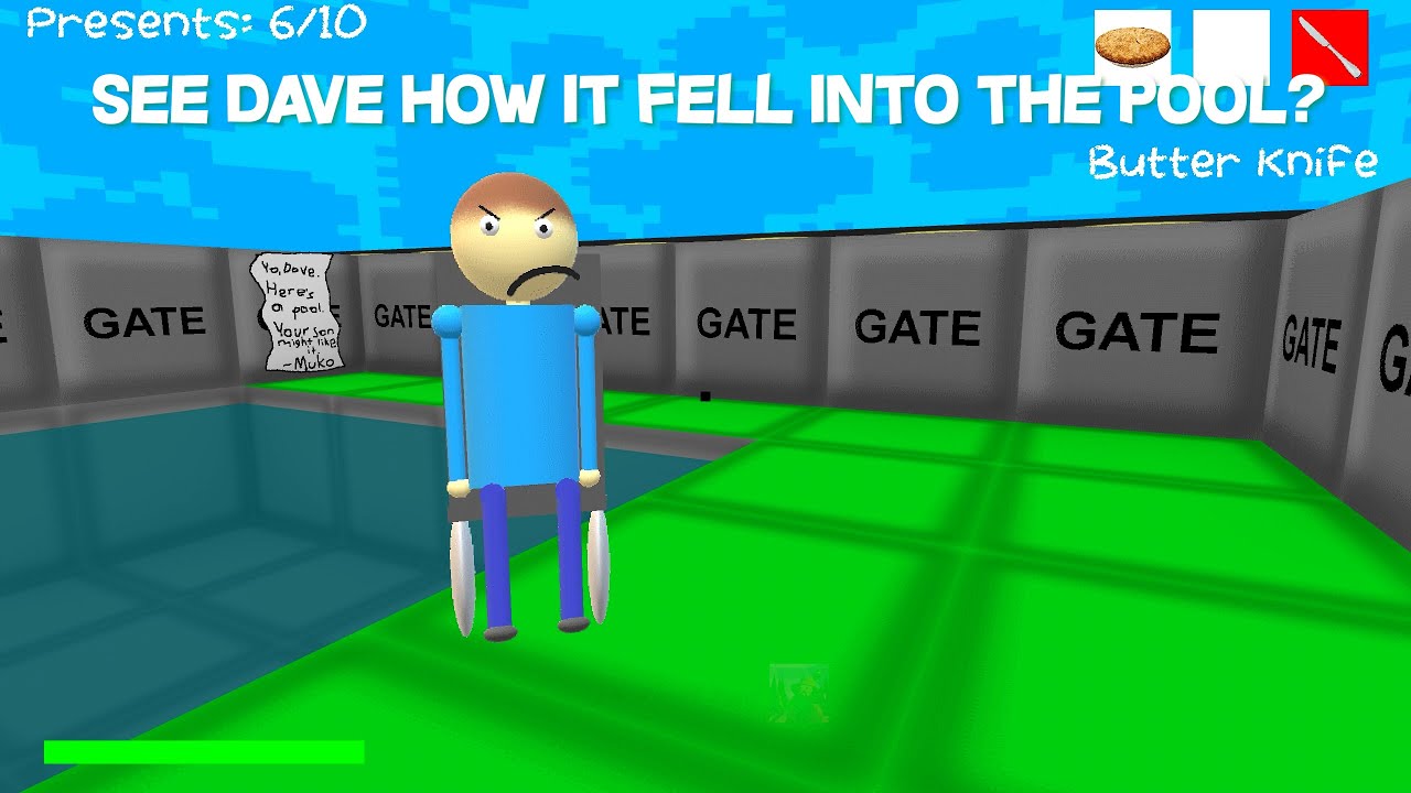 Слишком просто | Dave Home [Baldi's Basics Mod]
