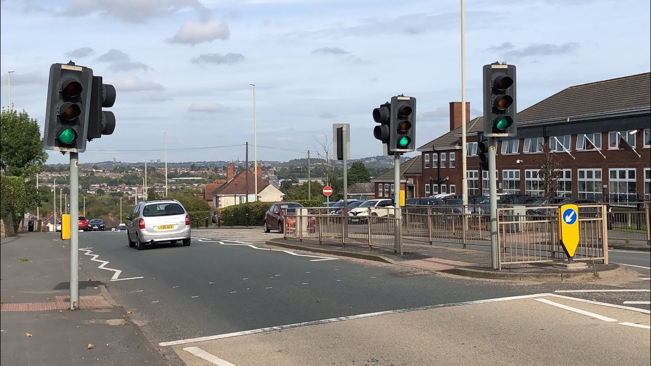 Pelican Crossings on Grange Lane (A4036), Pedmore, Stourbridge (West Midlands) 03/10/2022