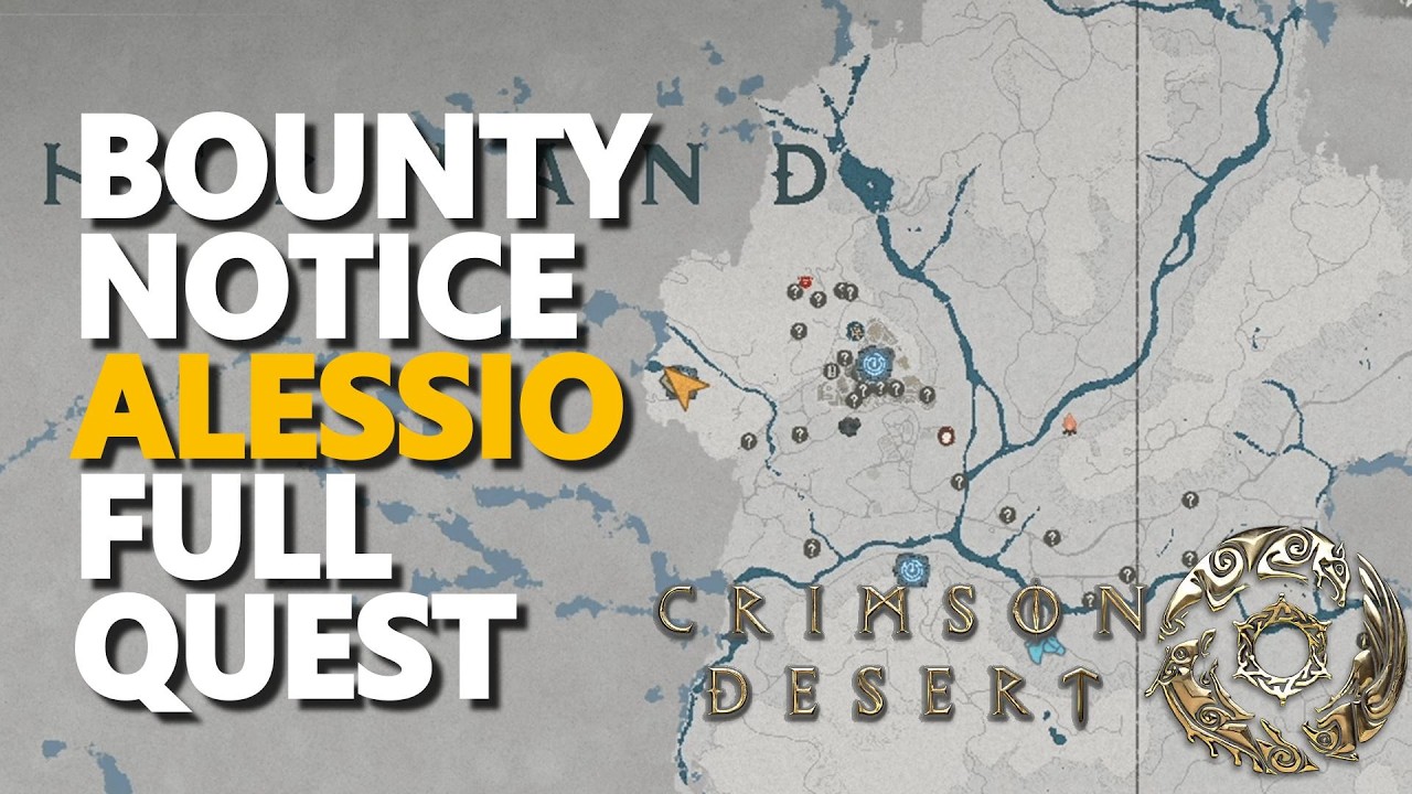 Bounty Notice Alessio Crimson Desert