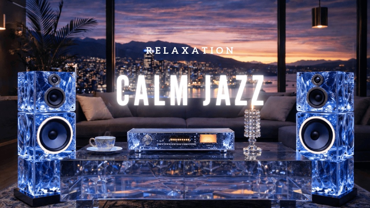 Calm Jazz Relaxation | Deep relaxation, work, study, and sleep