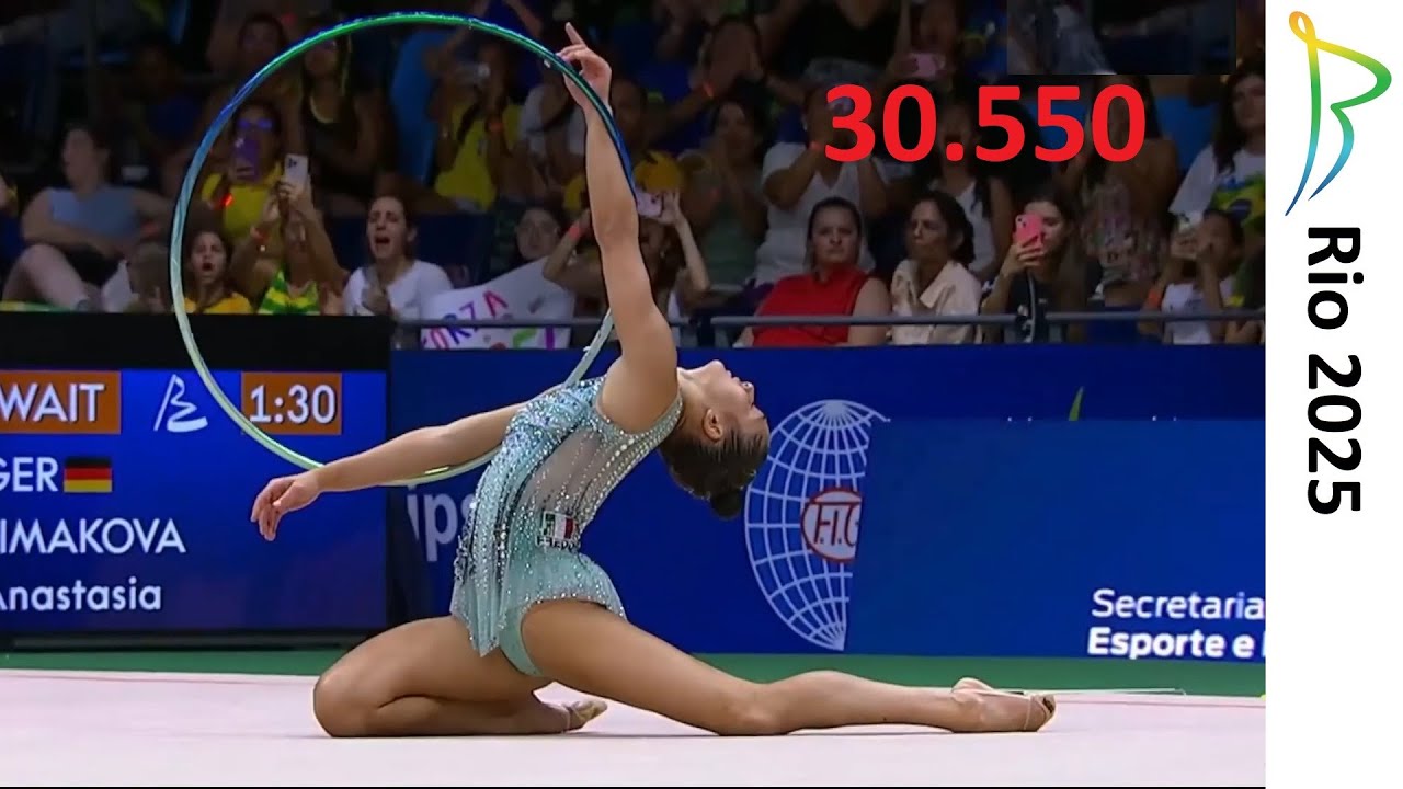 Sofia Raffaeli Hoop All Around Final (30.550) 2025 Rio Rhythmic Gymnastics World Championships BRA