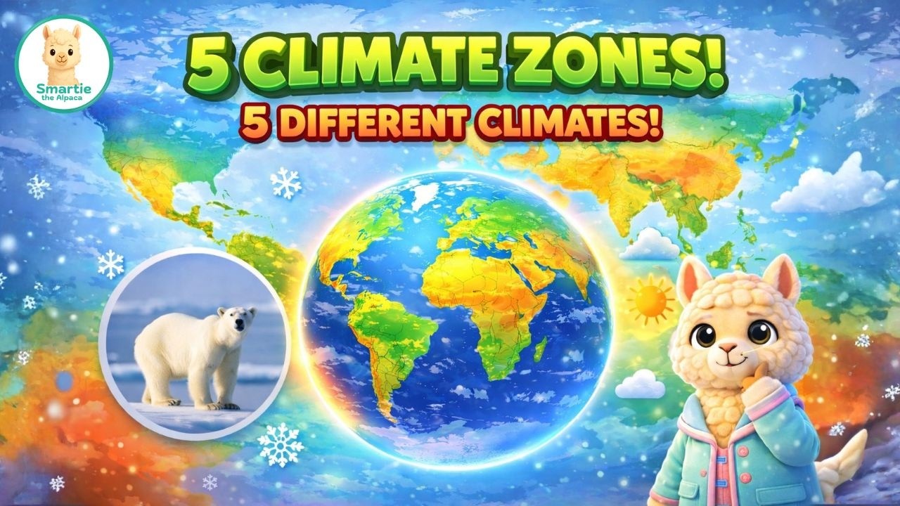 Что такое климатические зоны? 🌴 | 5 климатических зон, объясненных для детей | От тропических до ...