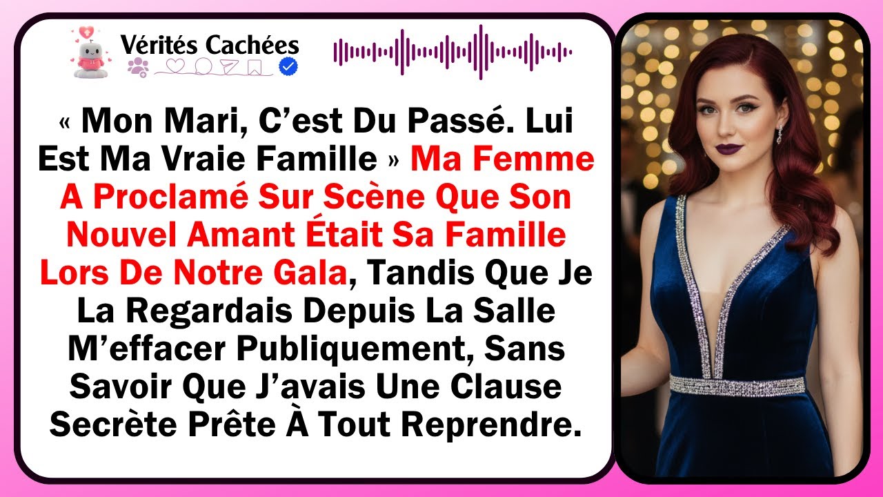 « Mon Mari, C’est Du Passé. Lui Est Ma Vraie Famille » Ma Femme A Proclamé Sur Scène Que Son...