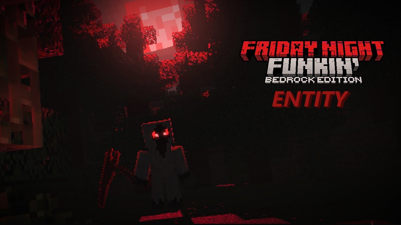 FNF: Vs. Steve Bedrock Edition - Entity | Vs Entity 303 | Secret Song
