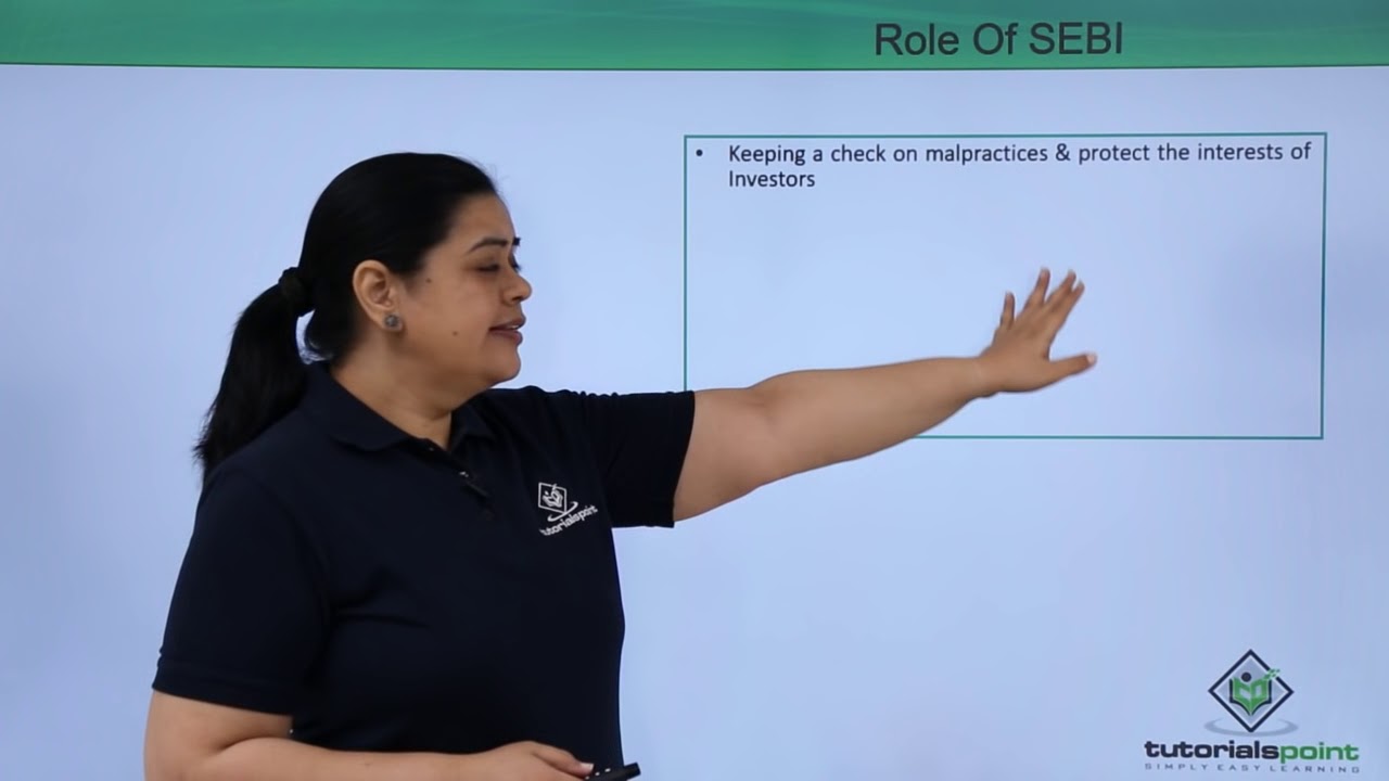 Class 12th &ndash; Securities and Exchange Board of India (SEBI) | Business Studies | Tutorials Point