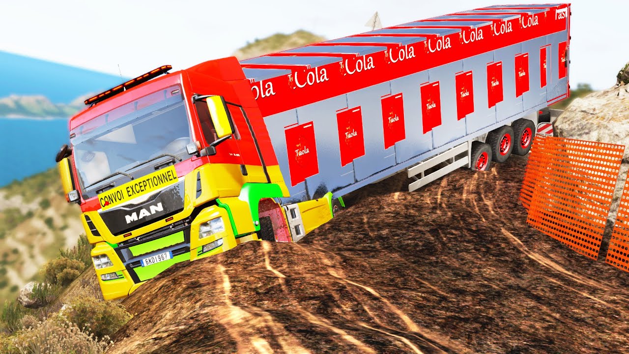 Cars vs Mud Pit #50 | BeamNG.DRIVE