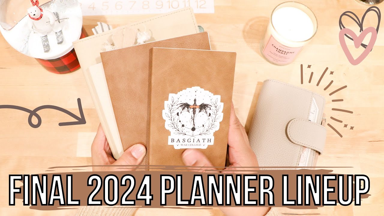 My Final 2024 Planner Lineup | 2024 Techo Kaigi | 2024 Planner Meeting
