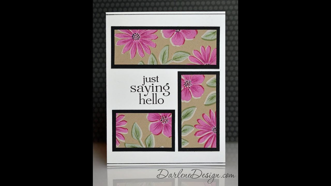 Ghost Stamping with Secret Garden