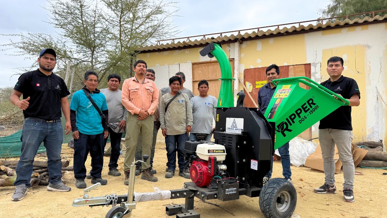 Chipeadora Ripper DGS-15001: La mejor herramienta para triturar troncos