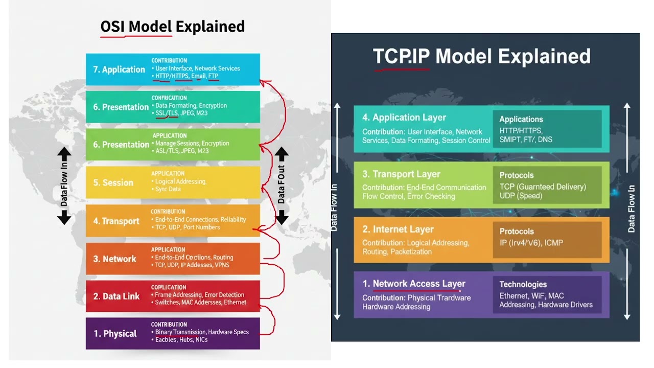 OSI Model & TCP/IP Model | Computer Networks
