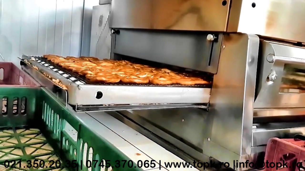 Cuptor cu banda pt covrigi si pizza de la OEM | TOPK
