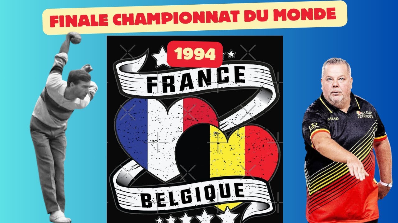 Finale championnat du monde de pétanque 1994 - France vs Belgique