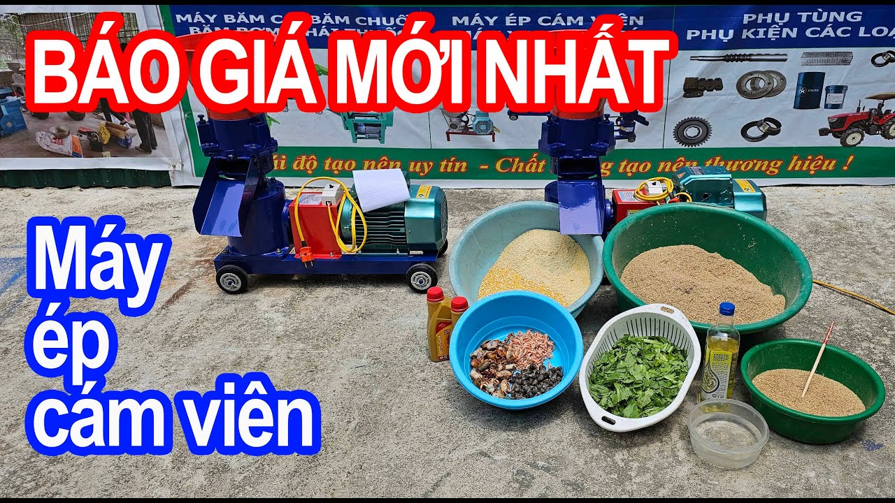 Báo giá mới nhất máy ép cám viên S160-3L | Ép các loại viên cám từ nhỏ đến lớn