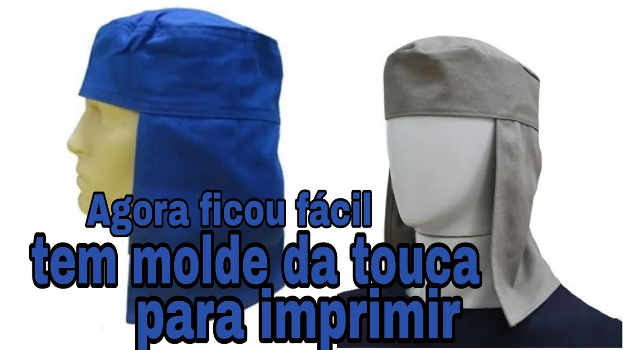 COMO FAZER ESTA TOUCA DE  SOLDADOR OU PARA SE  PROTEGER DO SOL☀️.#SIMPLES E FÁCIL DE FAZER