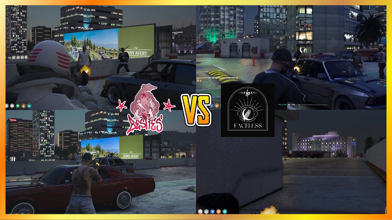 Besties Pull Up On Faceless Assets At Red Garage (Multi POVs) | NoPixel 4.0 GTA RP